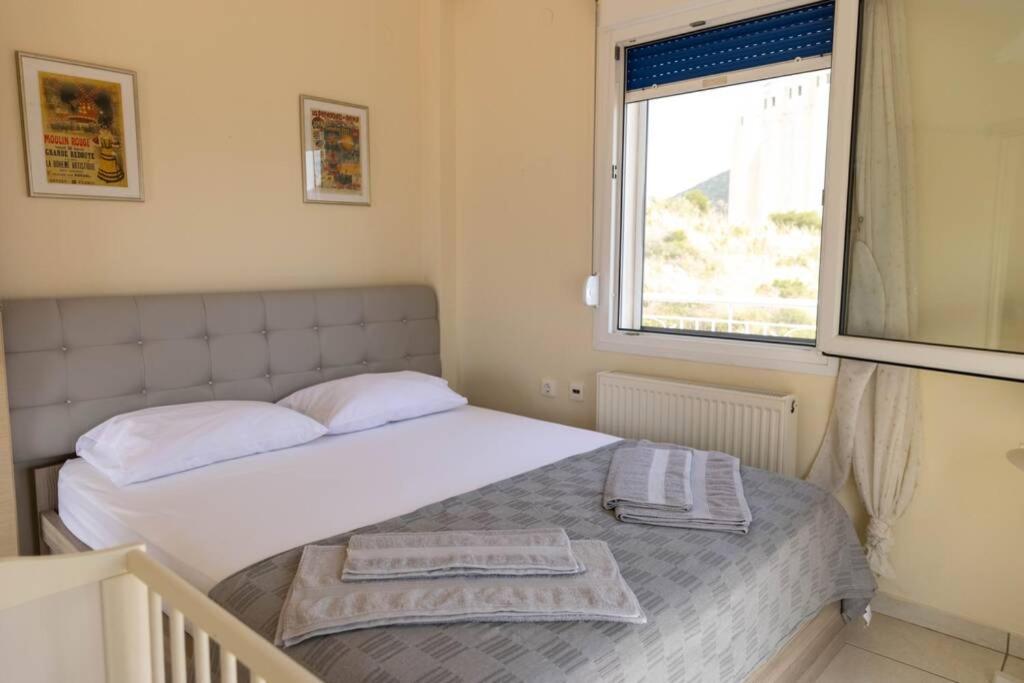 Port View House-Comfy Family Apartment-Panoramic View Néa Péramos Exterior foto